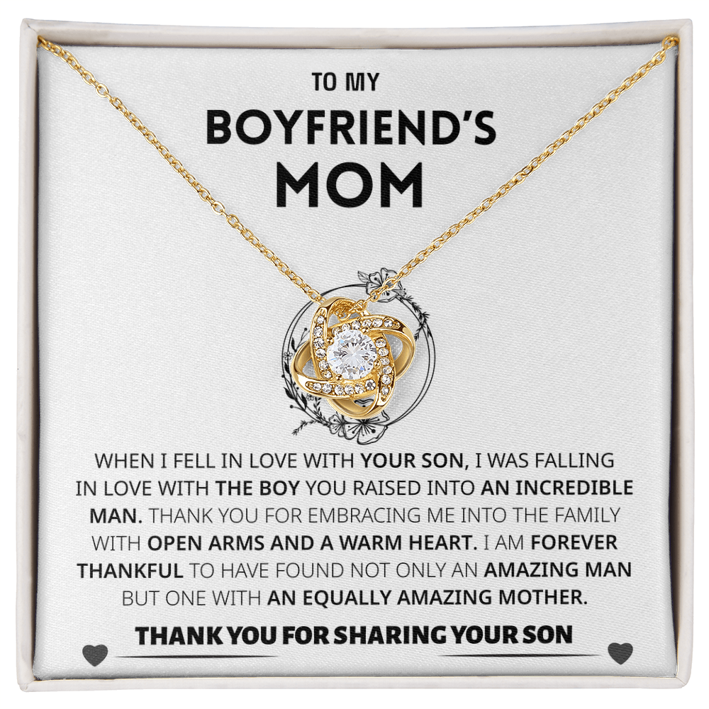 Grateful for the Amazing Son You Raised - Gift for Boyfriend's Mom ShineOn Fulfillment