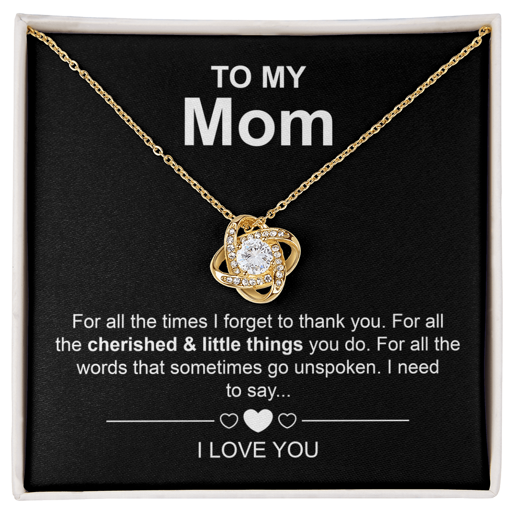 My Heart Speaks ‘I Love You' – Mother's Necklace ShineOn Fulfillment