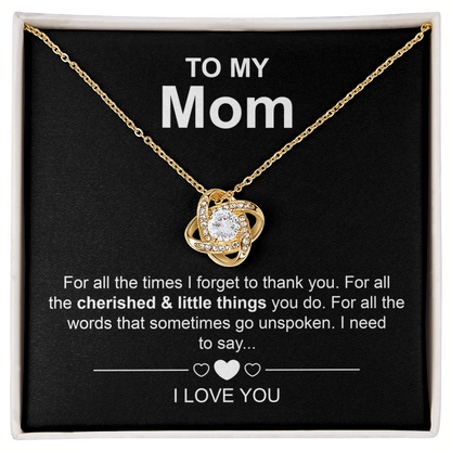 My Heart Speaks ‘I Love You' – Mother's Necklace ShineOn Fulfillment