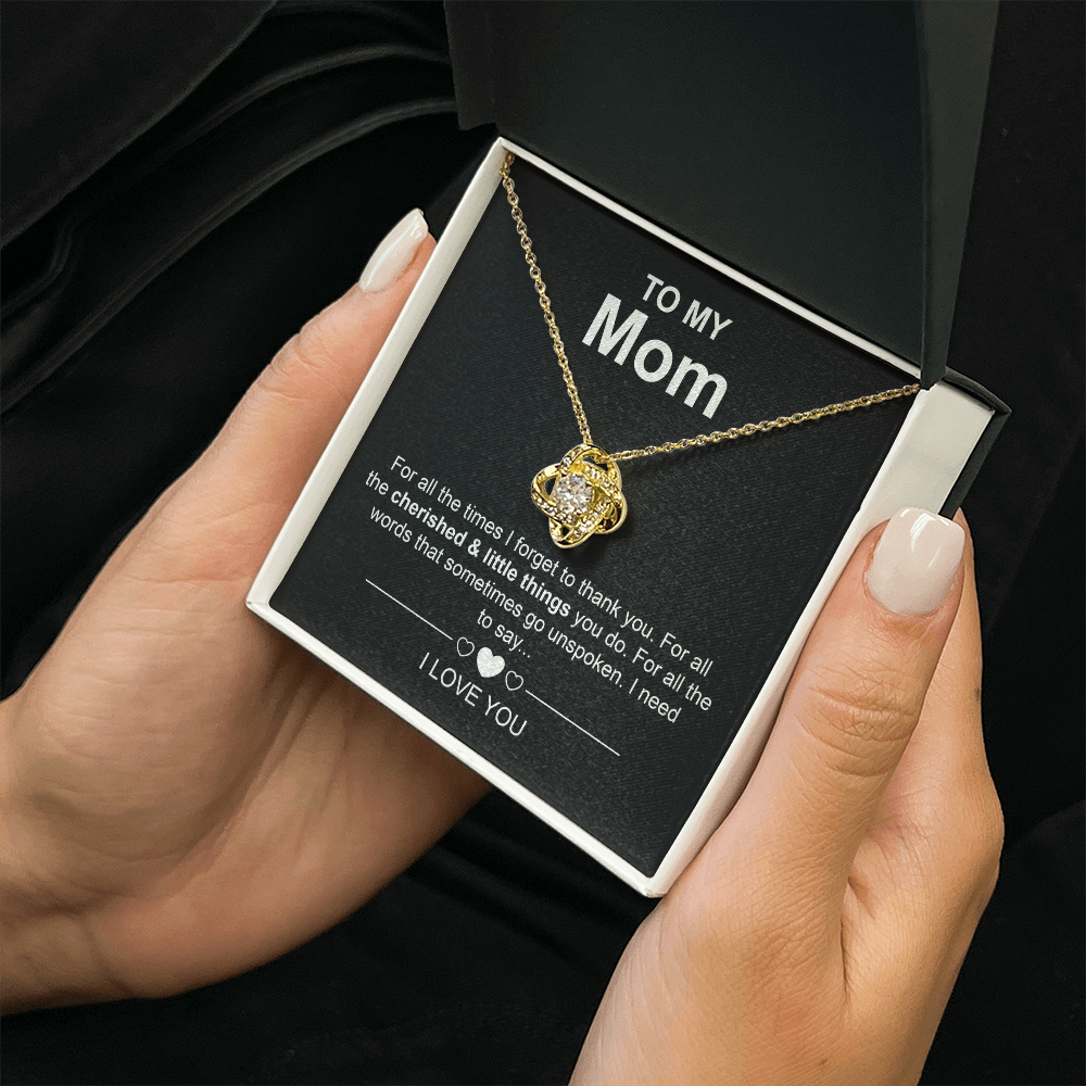 My Heart Speaks ‘I Love You' – Mother's Necklace ShineOn Fulfillment