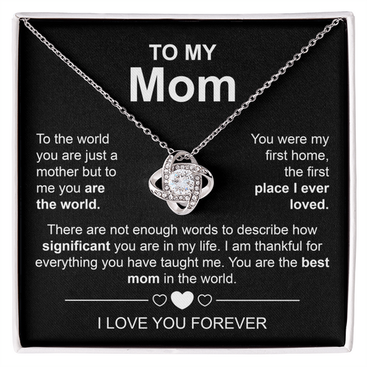 You Are My World – Mother's Necklace ShineOn Fulfillment