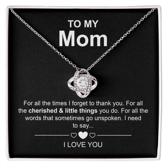 My Heart Speaks ‘I Love You' – Mother's Necklace ShineOn Fulfillment