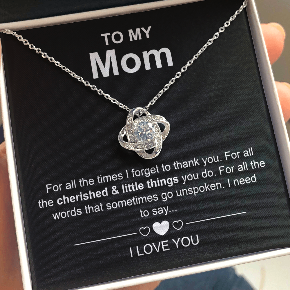 My Heart Speaks ‘I Love You' – Mother's Necklace ShineOn Fulfillment