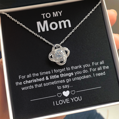 My Heart Speaks ‘I Love You' – Mother's Necklace ShineOn Fulfillment