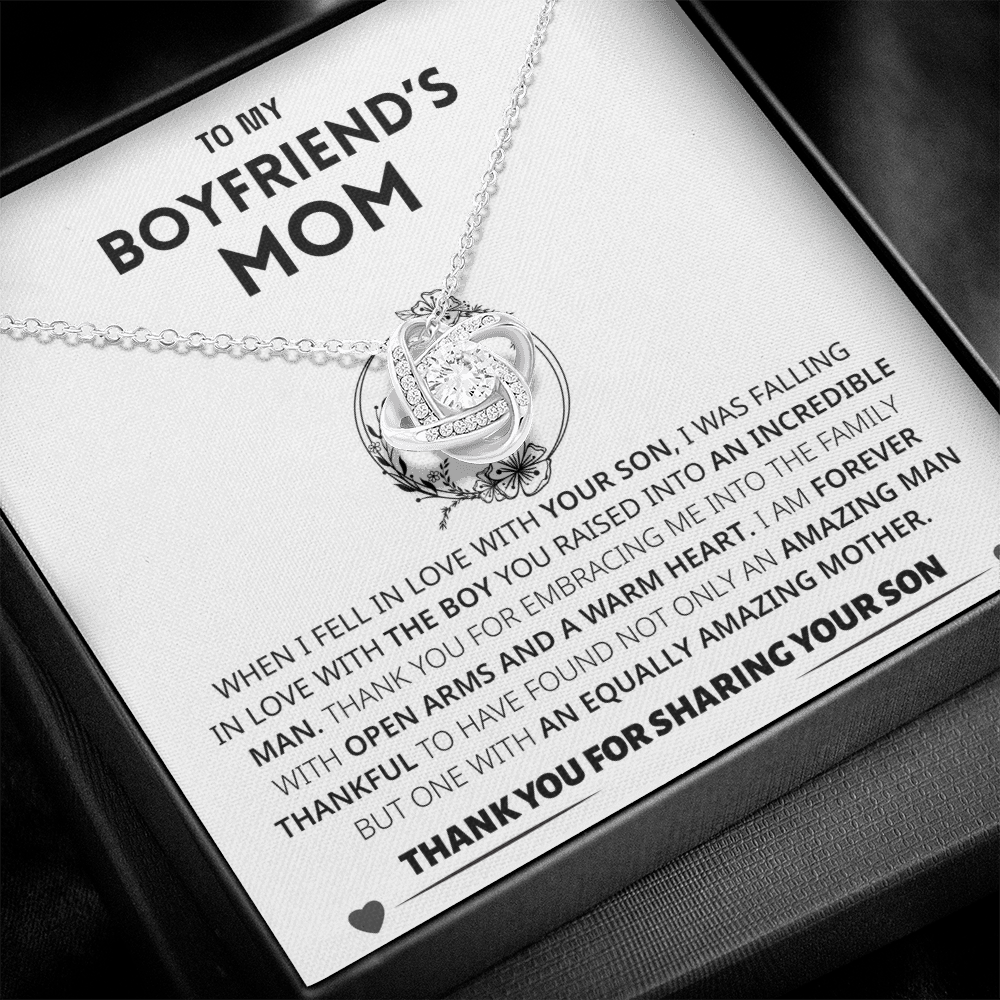 Grateful for the Amazing Son You Raised - Gift for Boyfriend's Mom ShineOn Fulfillment
