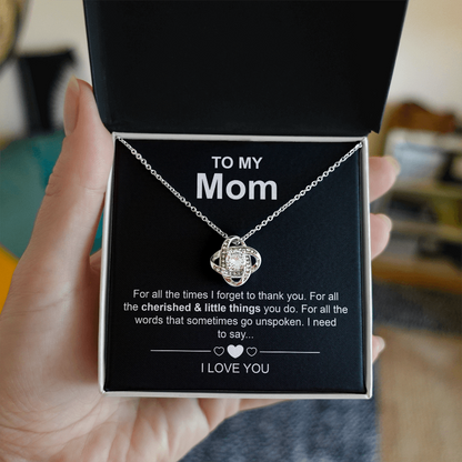 My Heart Speaks ‘I Love You' – Mother's Necklace ShineOn Fulfillment
