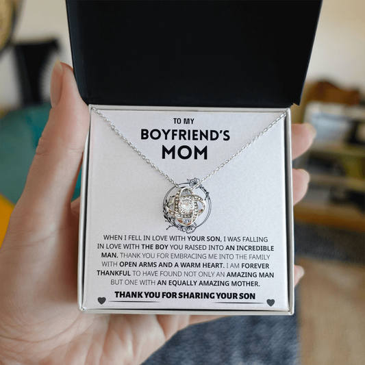 Grateful for the Amazing Son You Raised - Gift for Boyfriend's Mom ShineOn Fulfillment