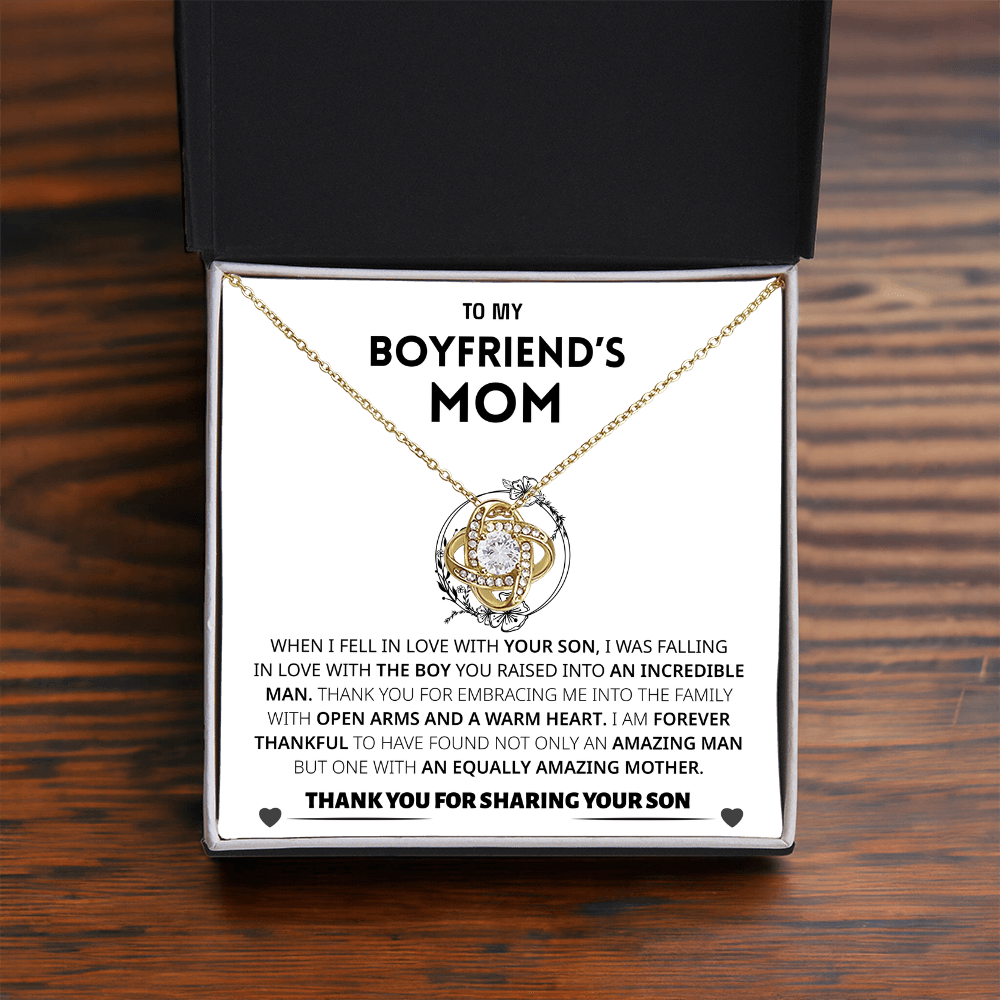 Grateful for the Amazing Son You Raised - Gift for Boyfriend's Mom ShineOn Fulfillment