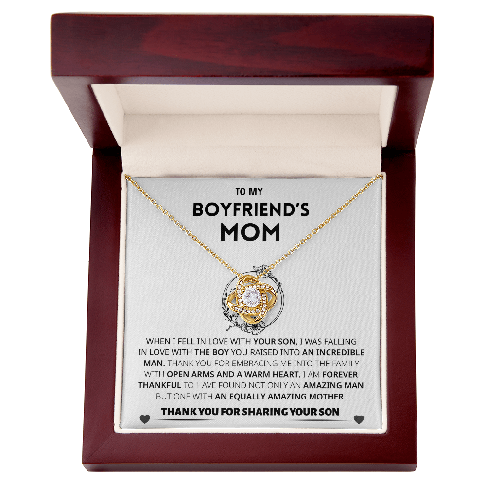Grateful for the Amazing Son You Raised - Gift for Boyfriend's Mom ShineOn Fulfillment