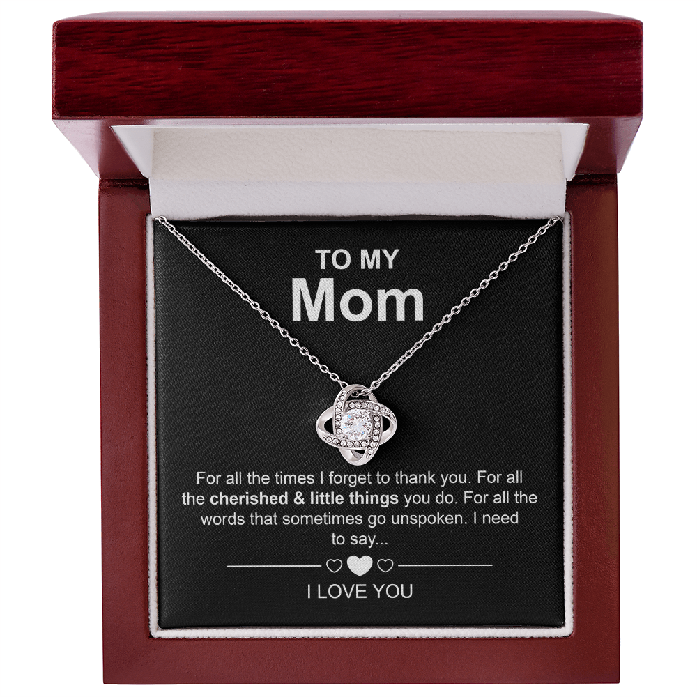 My Heart Speaks ‘I Love You' – Mother's Necklace ShineOn Fulfillment