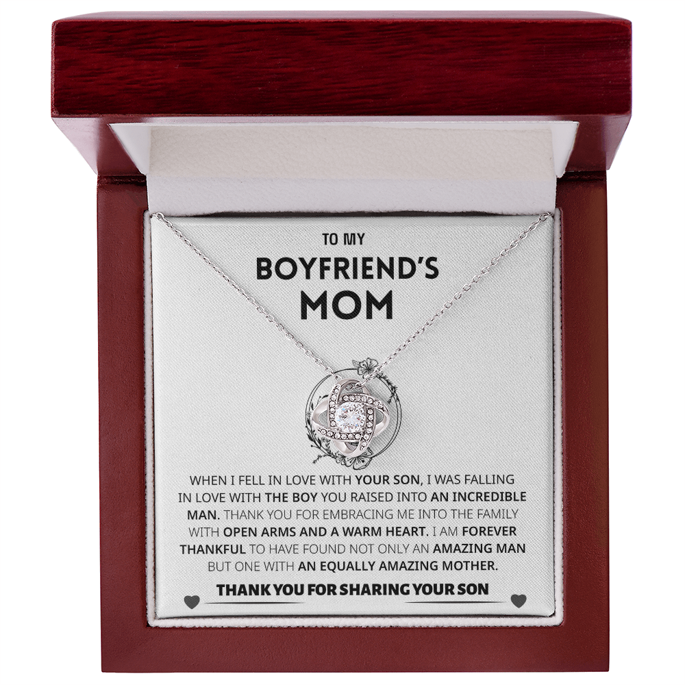 Grateful for the Amazing Son You Raised - Gift for Boyfriend's Mom ShineOn Fulfillment