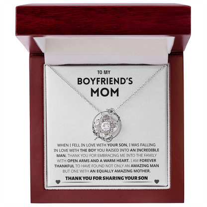 Grateful for the Amazing Son You Raised - Gift for Boyfriend's Mom ShineOn Fulfillment