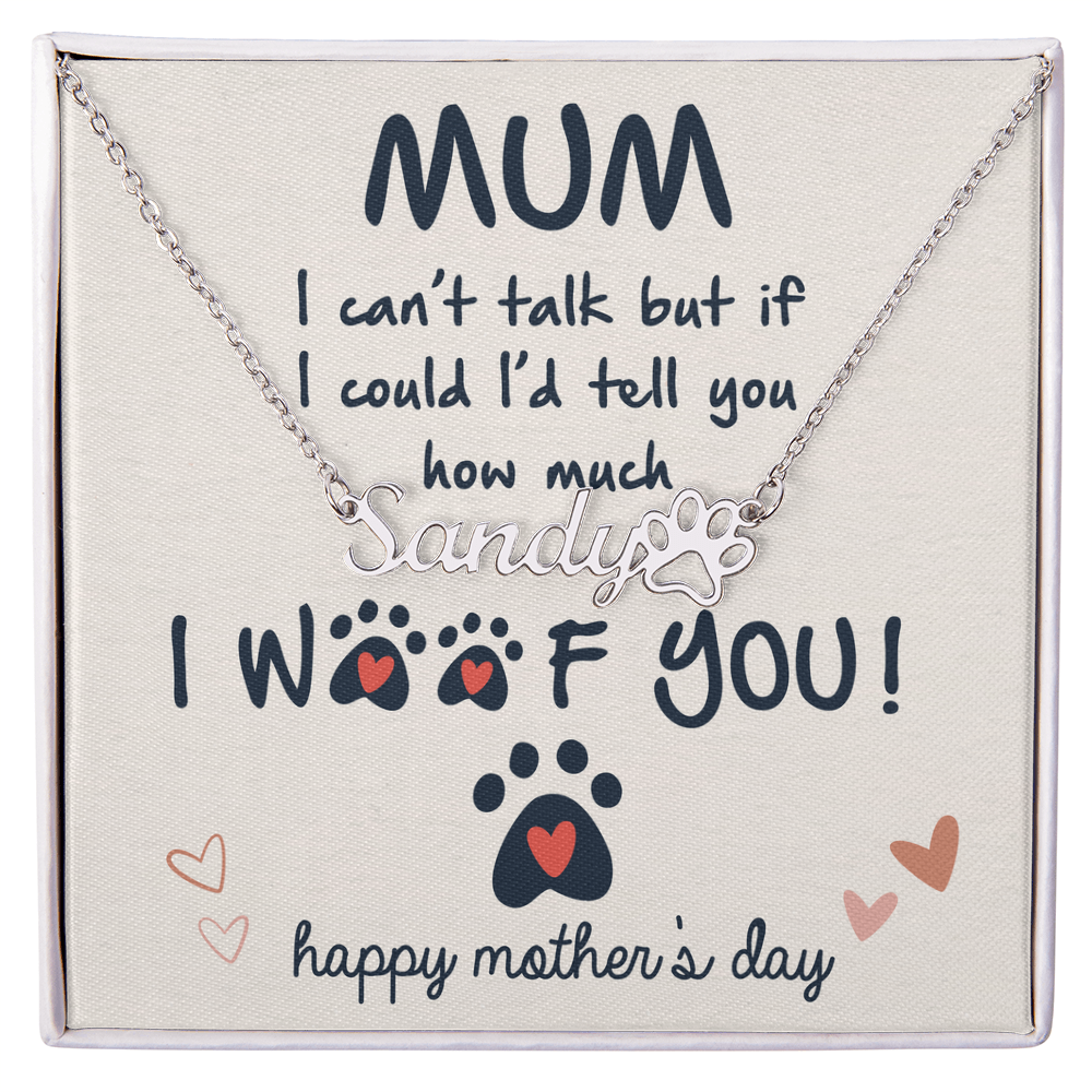 If i could tell you how much i love you - Pawfect Love Necklace ShineOn Fulfillment