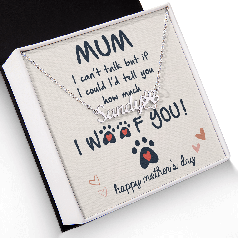 If i could tell you how much i love you - Pawfect Love Necklace ShineOn Fulfillment