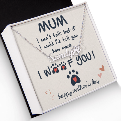If i could tell you how much i love you - Pawfect Love Necklace ShineOn Fulfillment