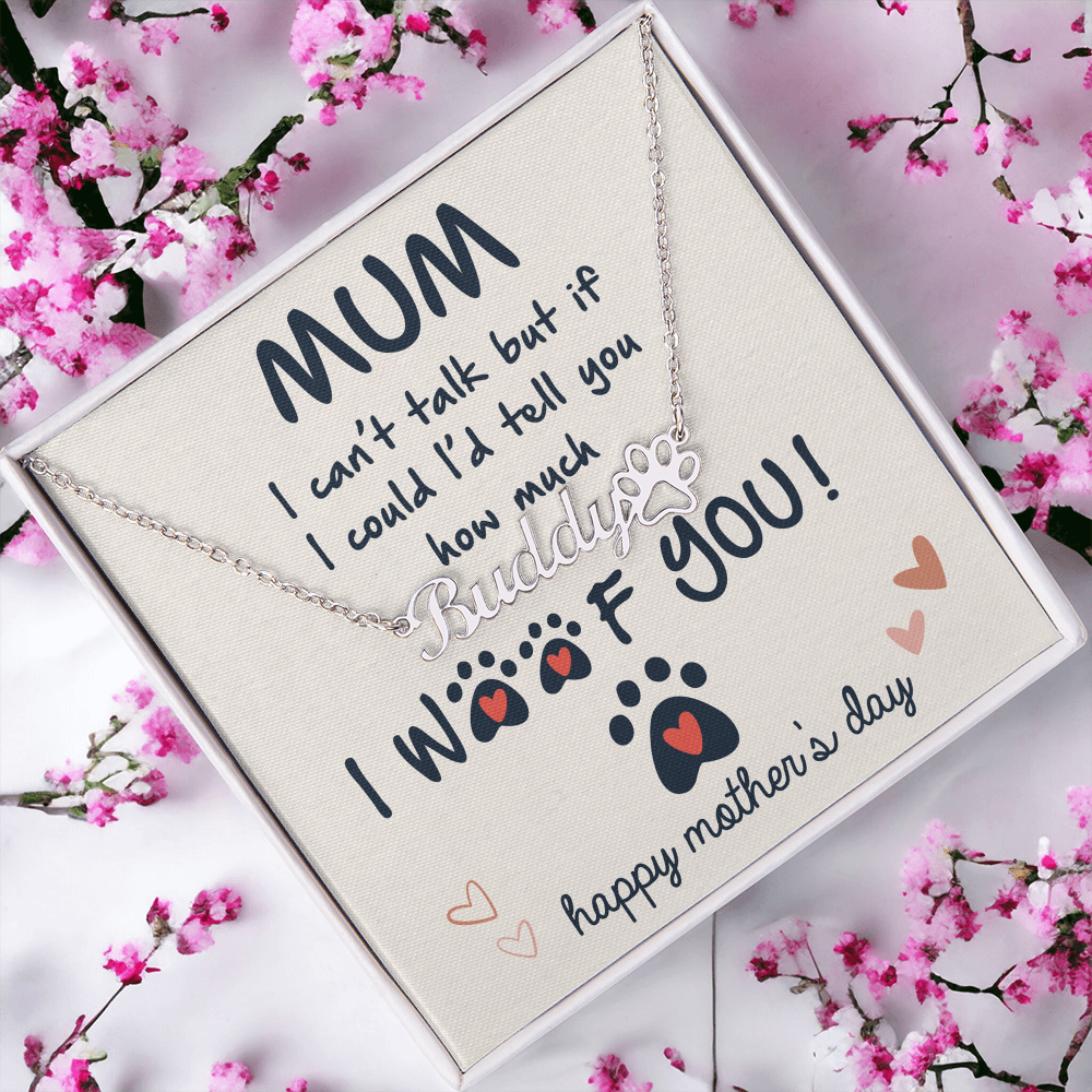 If i could tell you how much i love you - Pawfect Love Necklace ShineOn Fulfillment
