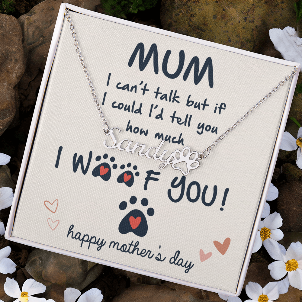 If i could tell you how much i love you - Pawfect Love Necklace ShineOn Fulfillment