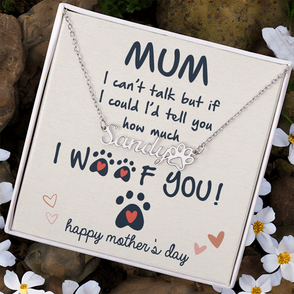 If i could tell you how much i love you - Pawfect Love Necklace ShineOn Fulfillment