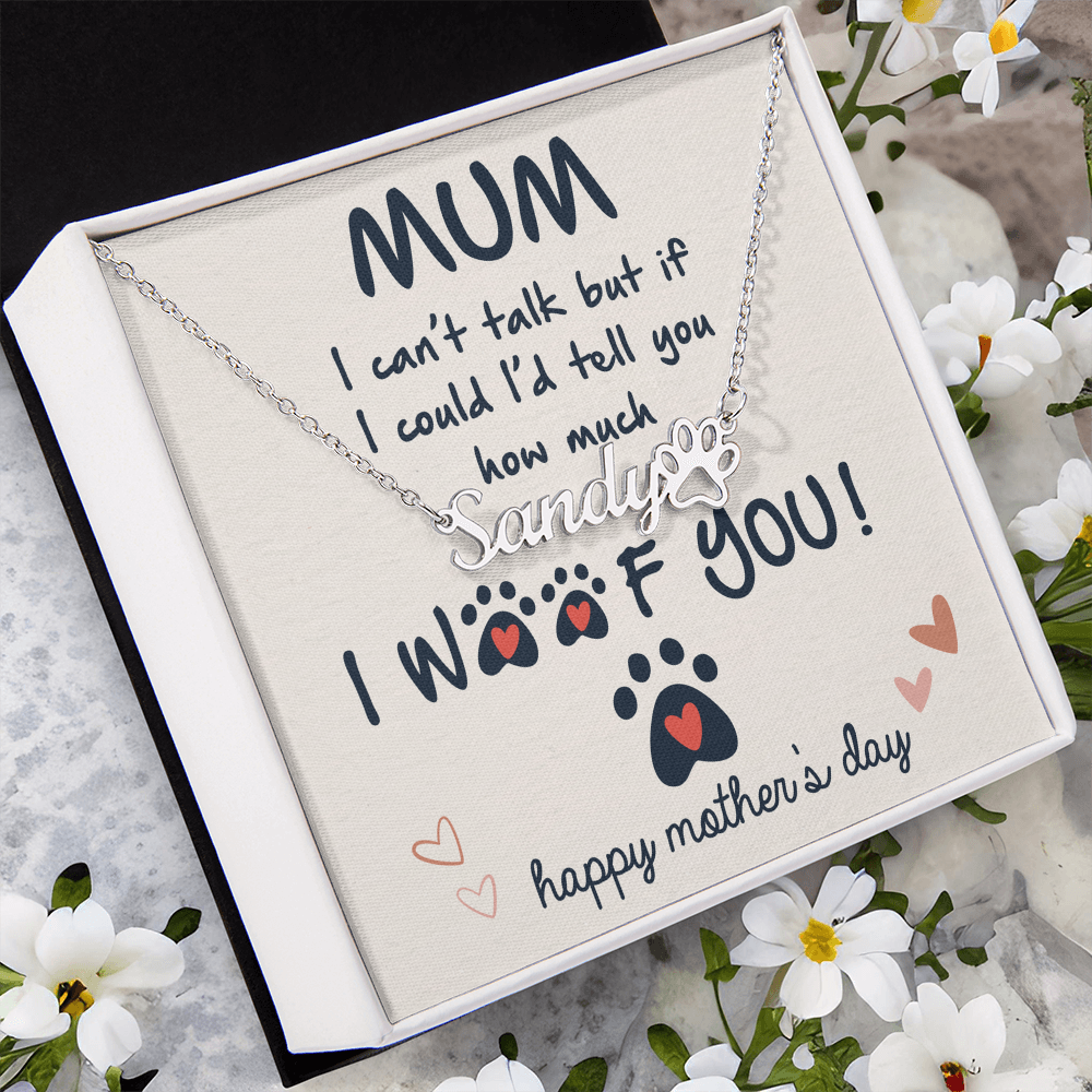 If i could tell you how much i love you - Pawfect Love Necklace ShineOn Fulfillment