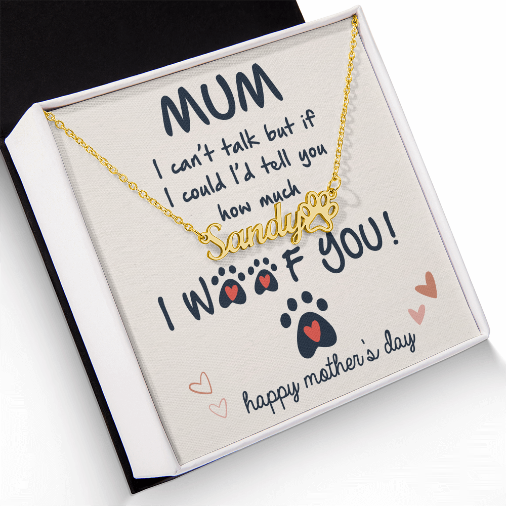 If i could tell you how much i love you - Pawfect Love Necklace ShineOn Fulfillment