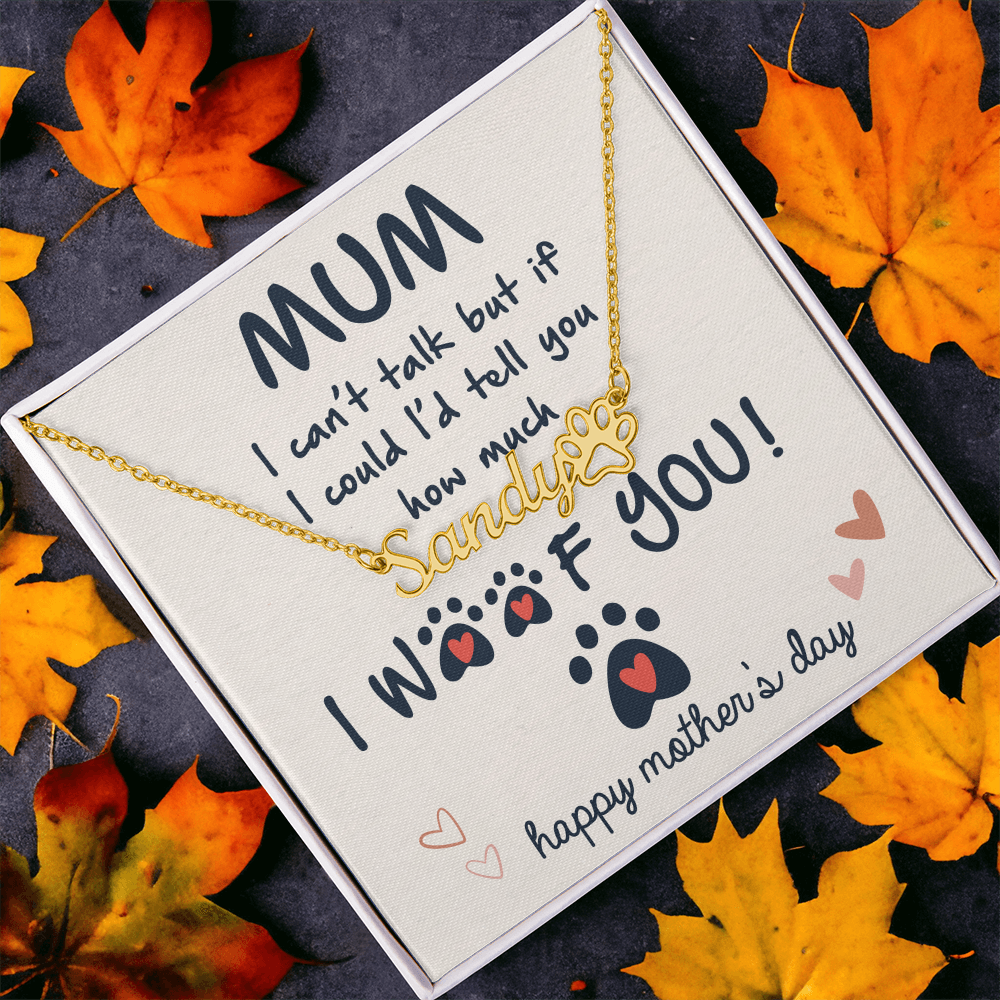If i could tell you how much i love you - Pawfect Love Necklace ShineOn Fulfillment