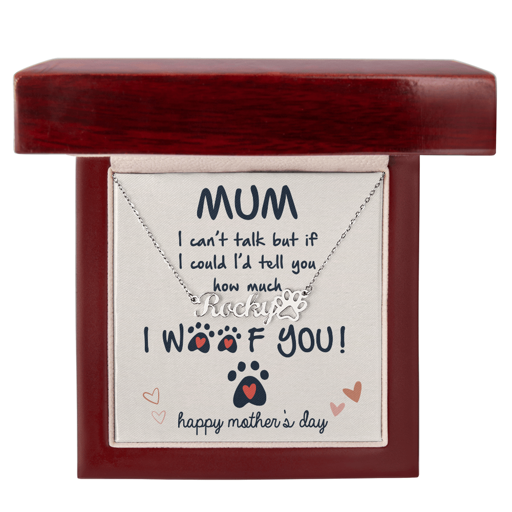 If i could tell you how much i love you - Pawfect Love Necklace ShineOn Fulfillment