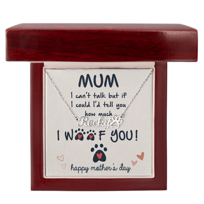 If i could tell you how much i love you - Pawfect Love Necklace ShineOn Fulfillment