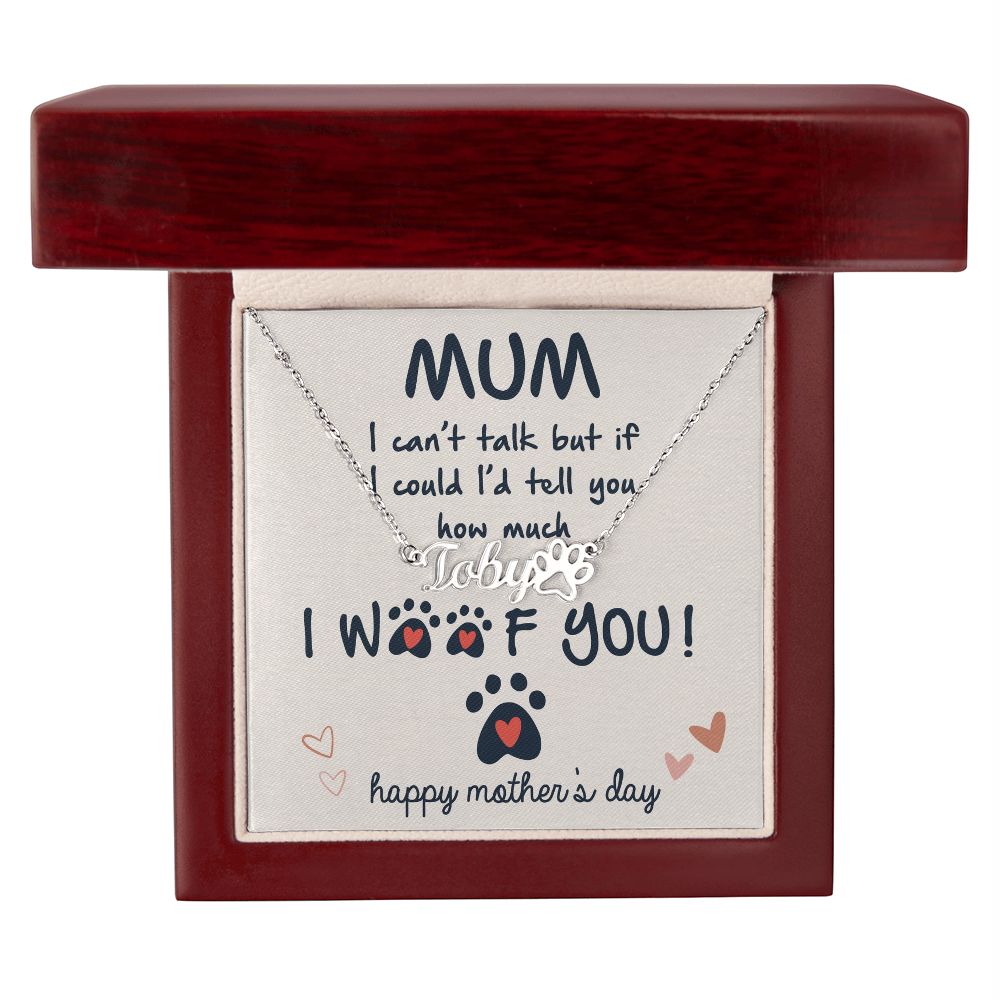 If i could tell you how much i love you - Pawfect Love Necklace ShineOn Fulfillment