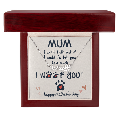 If i could tell you how much i love you - Pawfect Love Necklace ShineOn Fulfillment