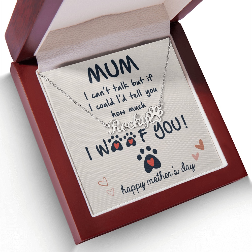 If i could tell you how much i love you - Pawfect Love Necklace ShineOn Fulfillment