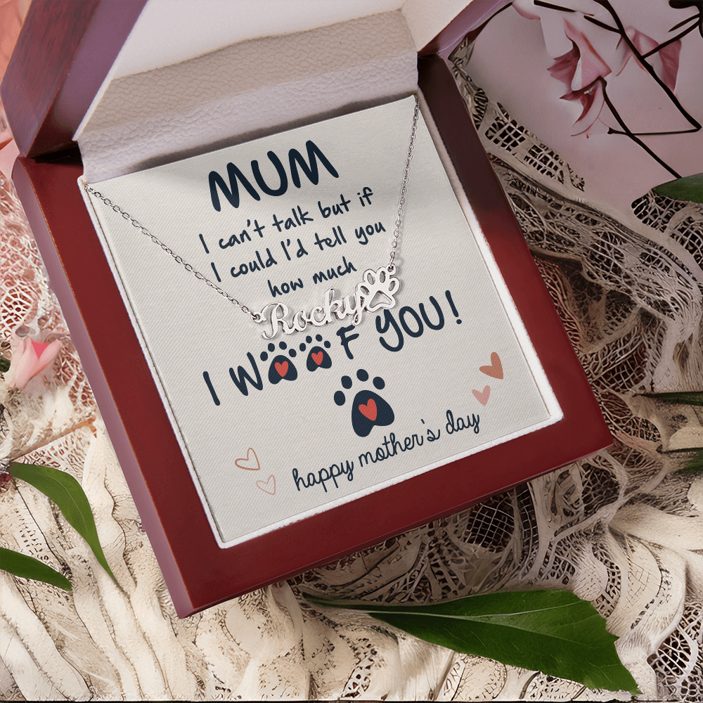 If i could tell you how much i love you - Pawfect Love Necklace ShineOn Fulfillment