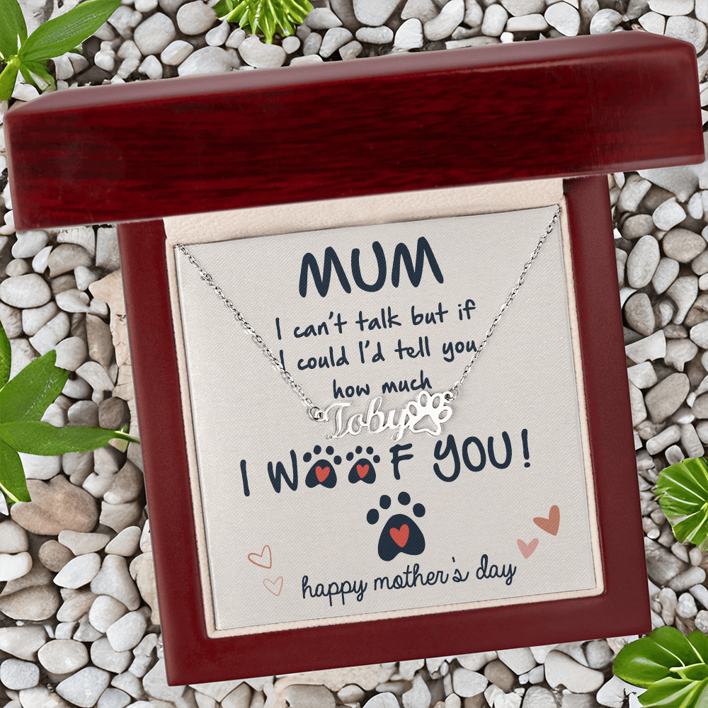 If i could tell you how much i love you - Pawfect Love Necklace ShineOn Fulfillment