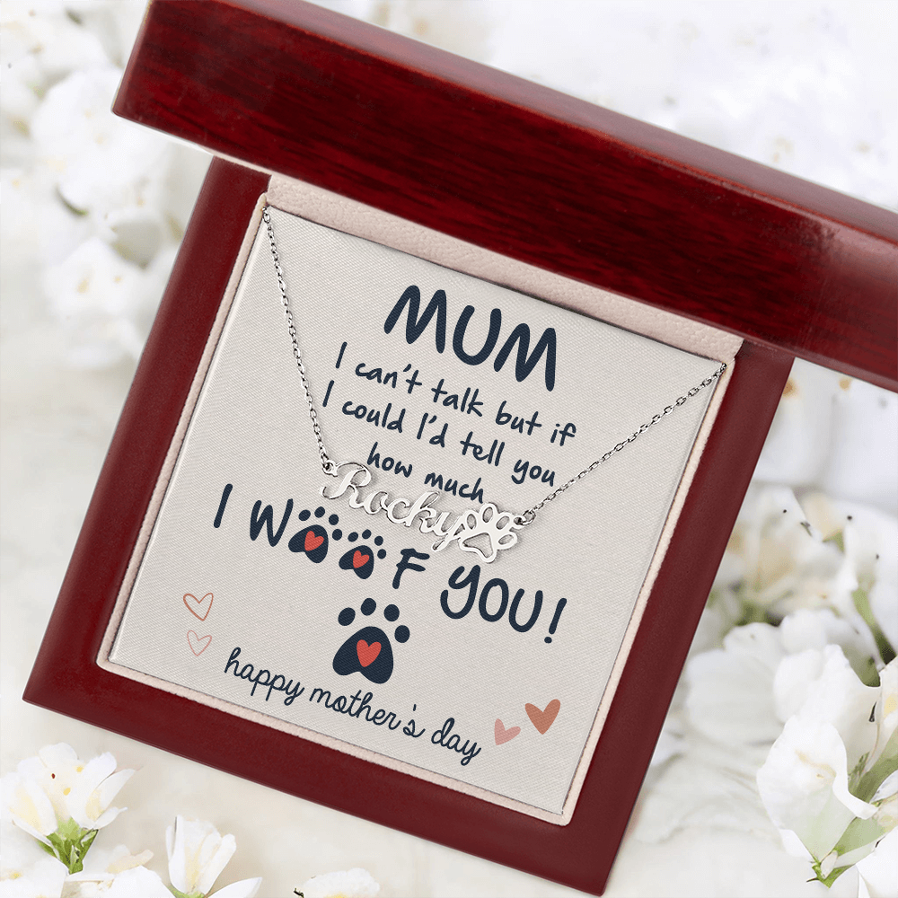 If i could tell you how much i love you - Pawfect Love Necklace ShineOn Fulfillment