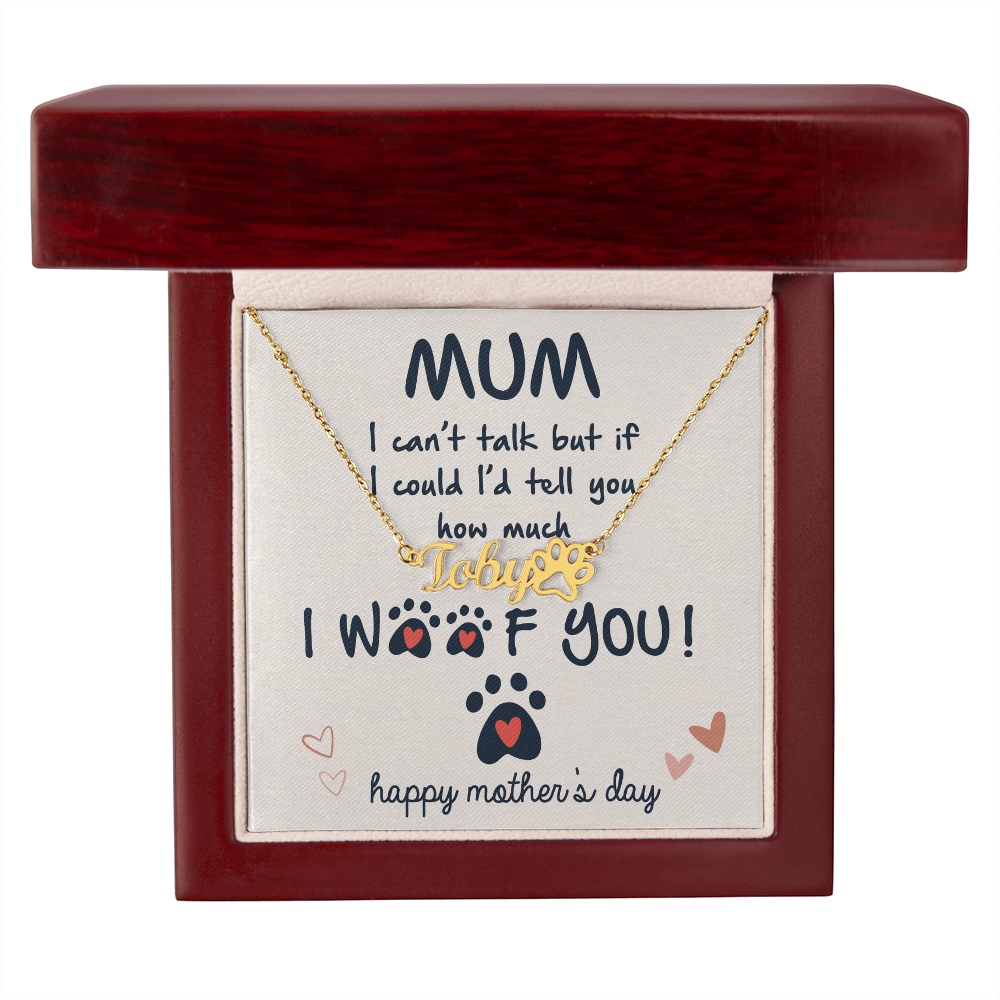 If i could tell you how much i love you - Pawfect Love Necklace ShineOn Fulfillment