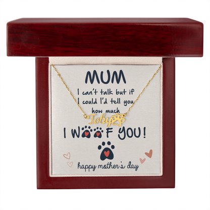 If i could tell you how much i love you - Pawfect Love Necklace ShineOn Fulfillment