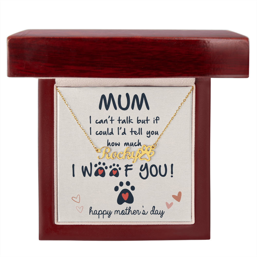 If i could tell you how much i love you - Pawfect Love Necklace ShineOn Fulfillment