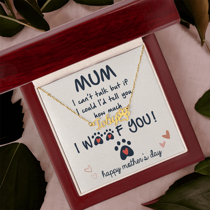 If i could tell you how much i love you - Pawfect Love Necklace ShineOn Fulfillment