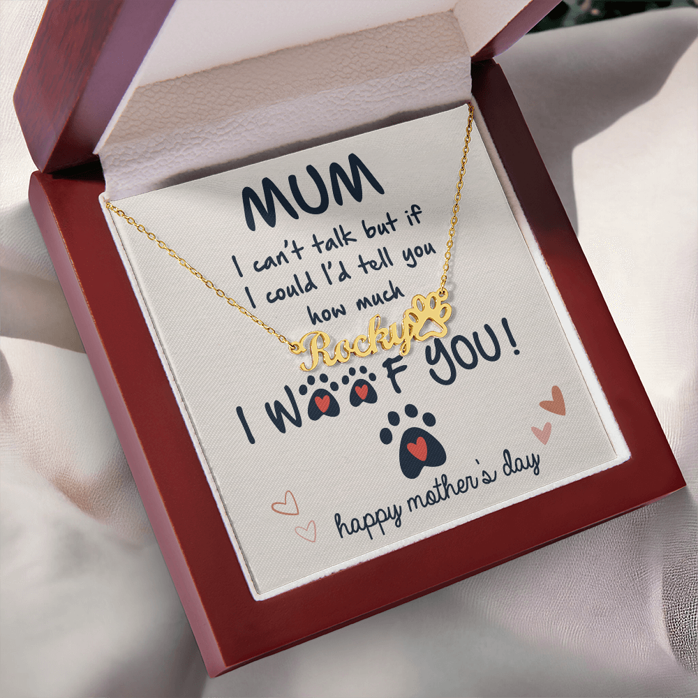 If i could tell you how much i love you - Pawfect Love Necklace ShineOn Fulfillment