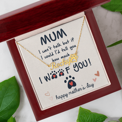 If i could tell you how much i love you - Pawfect Love Necklace ShineOn Fulfillment