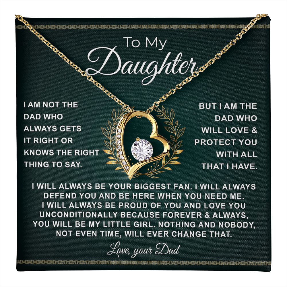 My Little Girl Always and Forever – A Gift from Dad ShineOn Fulfillment